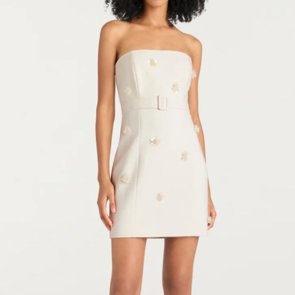 New Cinq à Sept Blair Floral Strapless dress
